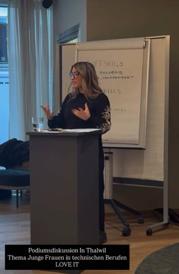 Sie moderiert Events, Sportveranstaltungen, Musik-Events, Panels, Podiumsdiskussionen, Firmen- und Weihnachtsanlässe, Award-Shows, Produktpräsentationen, Talkshows, Interviews, Shows, Podcasts sowie Social-Media-Produktionen. Sie hat zudem Erfahrung für Live-Publikum bis zu 10’000 Personen sowie Erfahrung für Online-Events. 