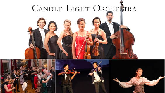 Das Candle Light Orchestra hat sich seine Namen in den Leading Hotels bereits verdient. Die Musiker, alle mit klassischer Ausbildung, sind bekannt für ihren gepflegten Ton. Ob konzertant oder als Background eines Galadinners entzücken sie das Publikum. Die Kombination von Apéro-, Dinner- und Tanzmusik gestattet dem Veranstalter, mit einem Orchester die ganze Veranstaltung abzuwickeln. 