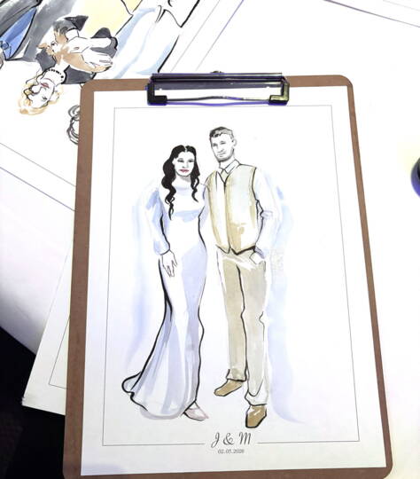 SchnellzeichnerinLive gezeichnete Karikaturen oder Porträts für Events, Hochzeiten und Firmenanlässe. Ein leises Highlight, das Gäste in wenigen Minuten sichtbar macht und ein persönliches Erinnerungsstück schafft.