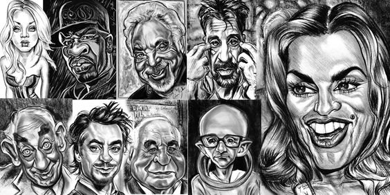 Bilder als Karikaturen ein bleibender Wert
