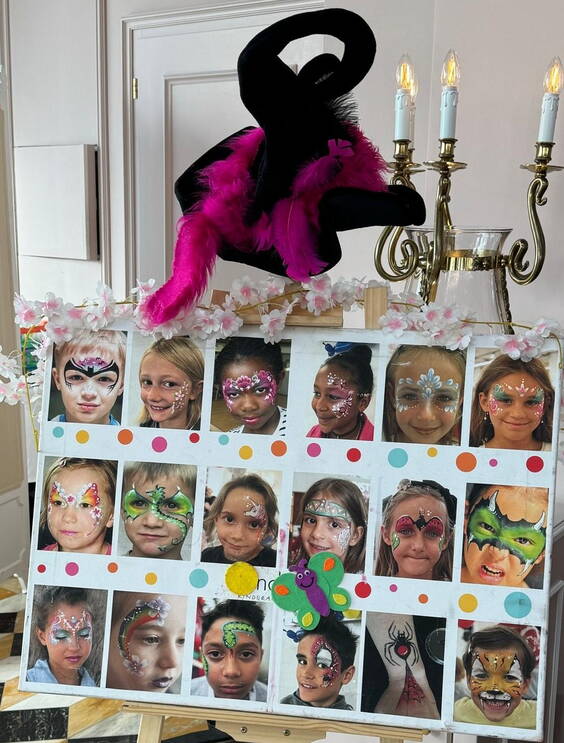 Lehnen Sie sich entspannt zurück und schauen sie zu: Zaubern, Tanzen, Spielen, kleine Schatzsuche, Basteln, Kinderschminken, Glittertattoos und Ballonformen sind Teil des Standartprogramms und können je nach Motto auch variiert werden.