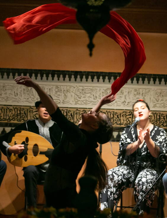 Vom ersten bis zum letzten Klang dieser orientalischen Tanzshow werden Sie und Ihre Gäste garantiert auf Anhieb dem Zauber aus 1001 Nacht verfallen. Für diese facettenreiche, auf Kundenwünsche angepasste orientalische Tanzshow, kann die Solokünstlerin Mirjam, aber auch ein Duett oder eine Gruppenformation von bis zu fünf professionellen und erfahrenen Bauchtänzerinnen gebucht werden. Die orientalischen Darbietungen bieten diverse Highlights für Ihren Anlass und können individuell nach Absprache zusammengestellt werden. 