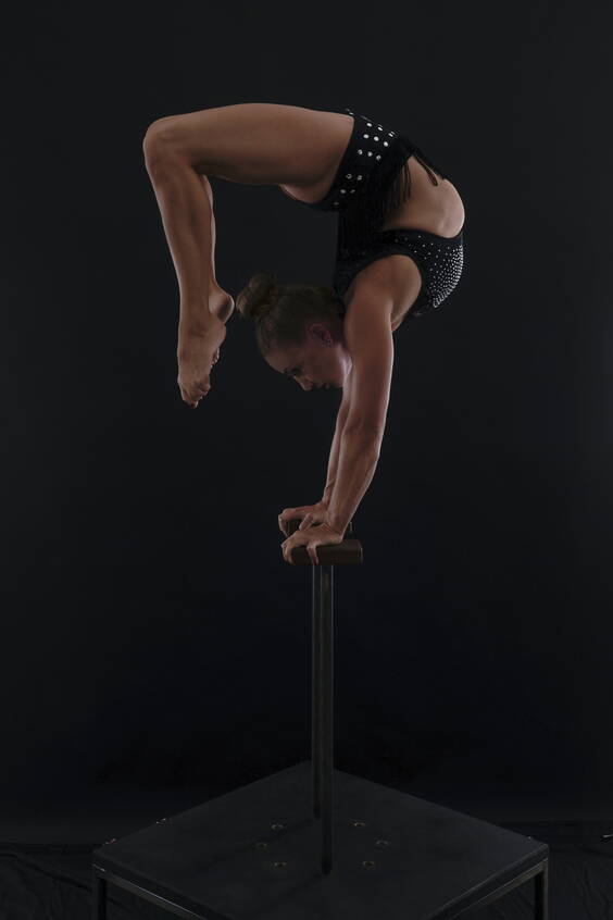 Corinne ist mehrfache Schweizermeisterin in der Akrobatik und international mit Artistenpreisen ausgezeichnet. Diverse Nationale und Internationale Tanzausbildungen mit mehrjähriger Bühnenerfahrung.