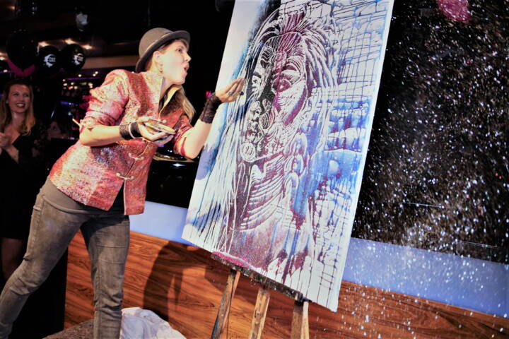 Speedpaiting - Schnellzeichnerin